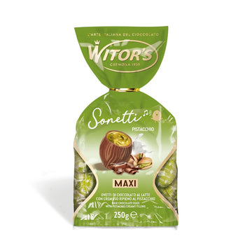 Milk chocolate and pistachio eggs WITOR'S Ovetti Pistacchio, 250 g