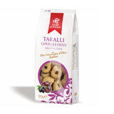 Itaalia suupiste Taralli Cipolla e Olive FIORE DI PUGLIA, 250g