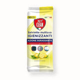 Wet wipes with lemon scent PRETTY CLEAN Multiuso, 50 pcs.