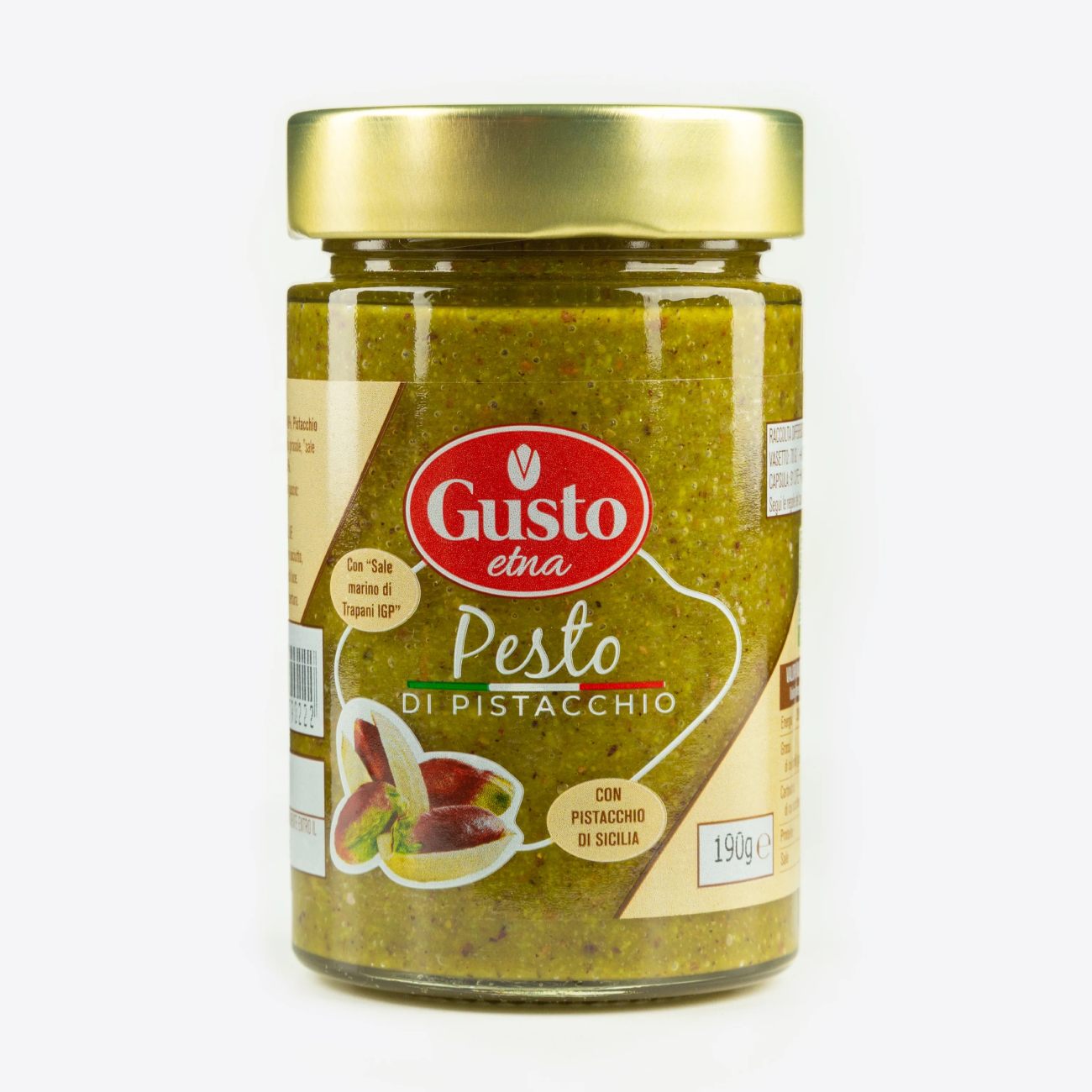 Sicīlijas pistāciju pesto GUSTO ETNA, 190g