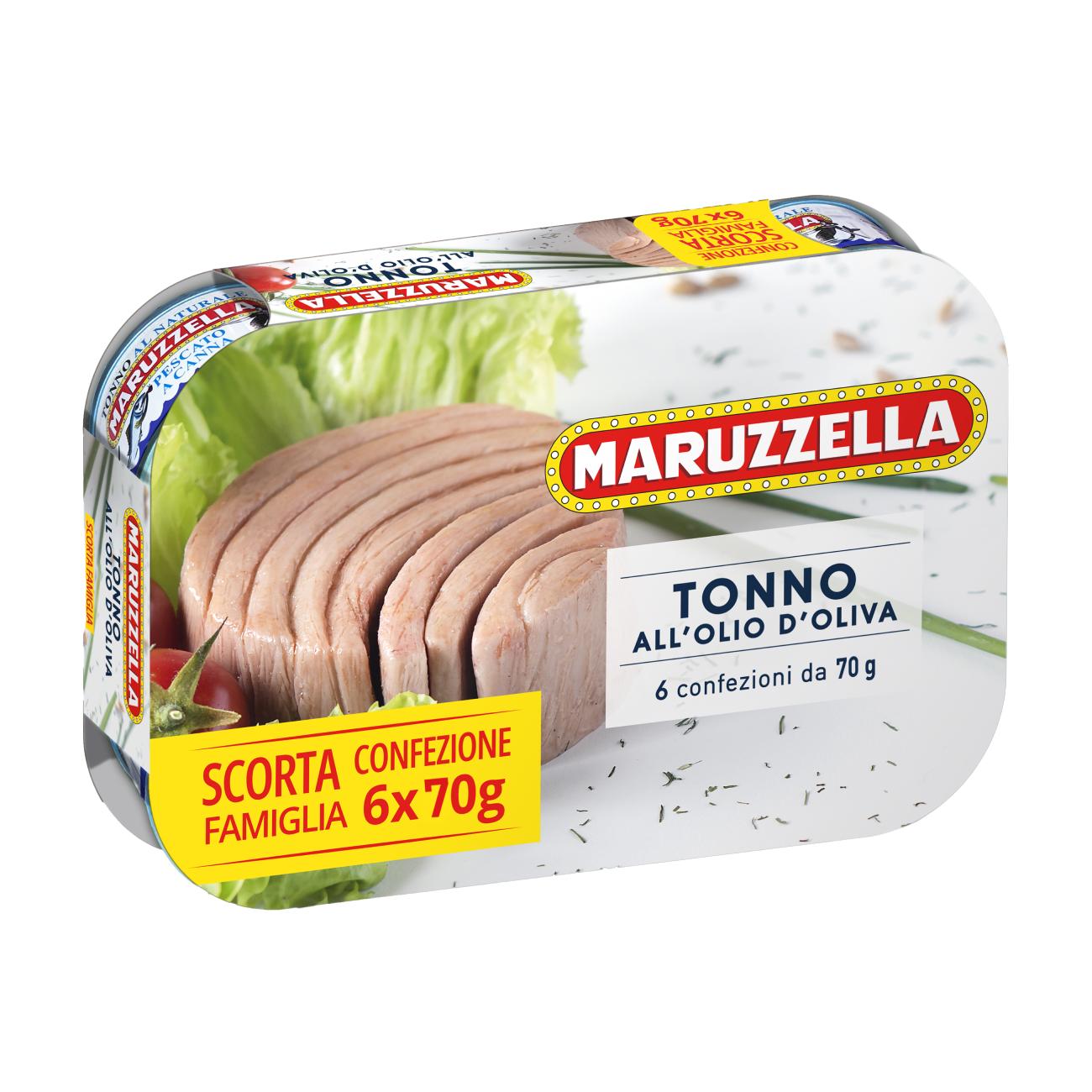 Tuunikala oliiviõlis MARUZZELLA Tonno Olio di Oliva, 6 x 90g