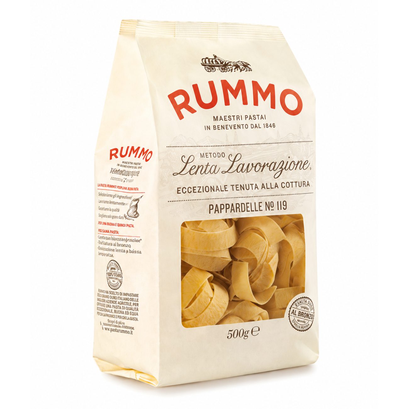 Durum wheat pasta RUMMO Pappardelle N°119, 500g