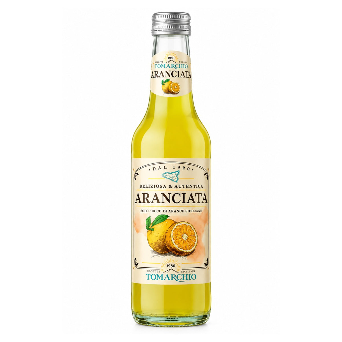Безалкогольный газированный напиток TOMARCHIO Aranciata, 275 мл