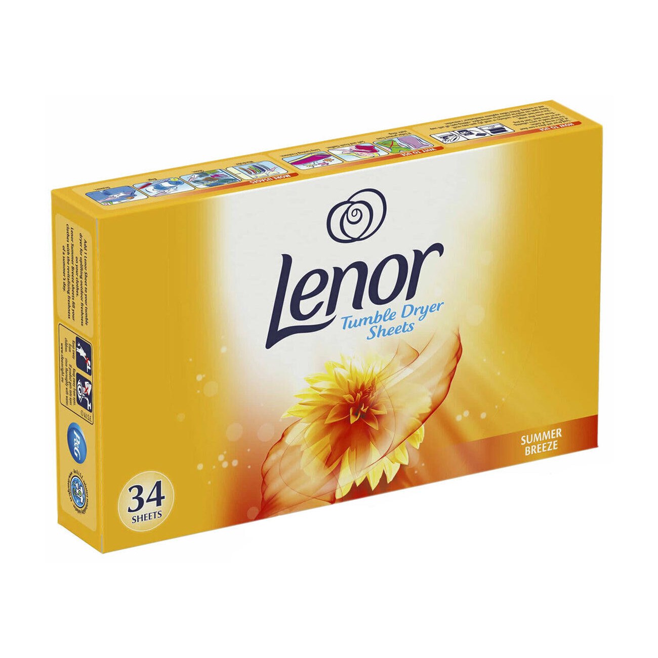 Salvetes veļas žavēšanai un aromatizēšanai Summer Breeze, 34 gab.
