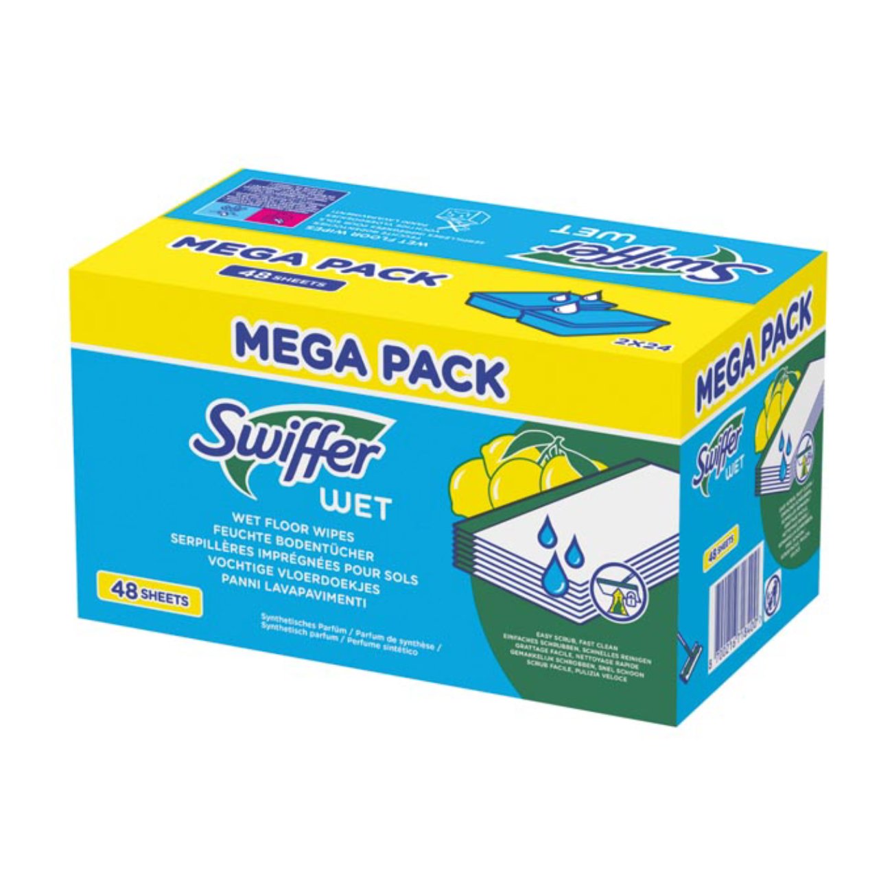 SWIFFER wet wipes, 48 pcs.