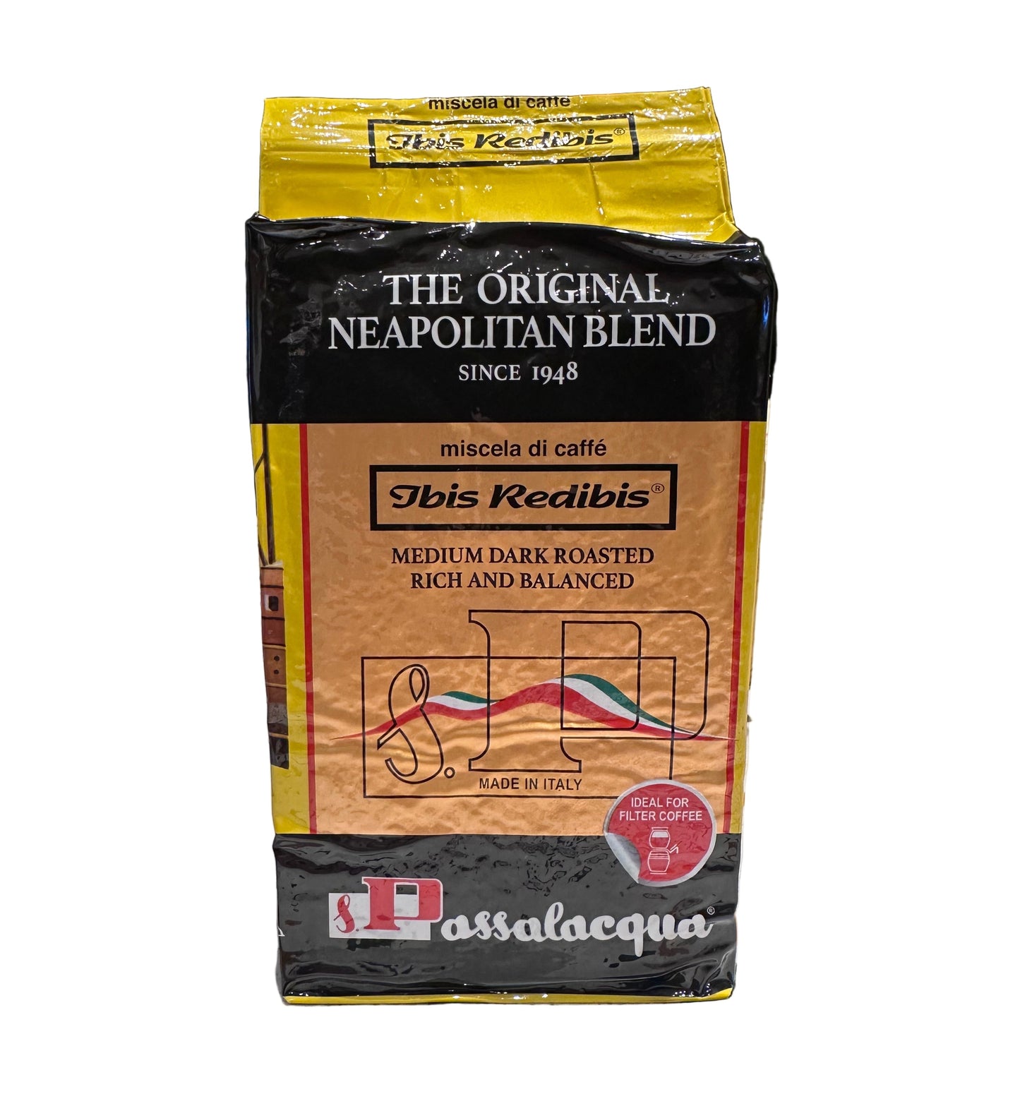 Кофе молотый PASSALACQUA Ibis Redibis, 198г