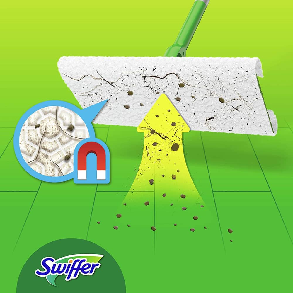 Floor sweeper with wipes Dry Kit