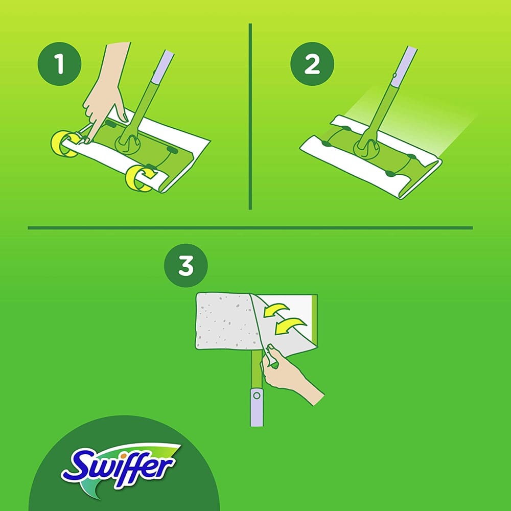 Floor sweeper with wipes Dry Kit