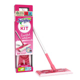 Floor sweeper with wipes Pink Limited Edition