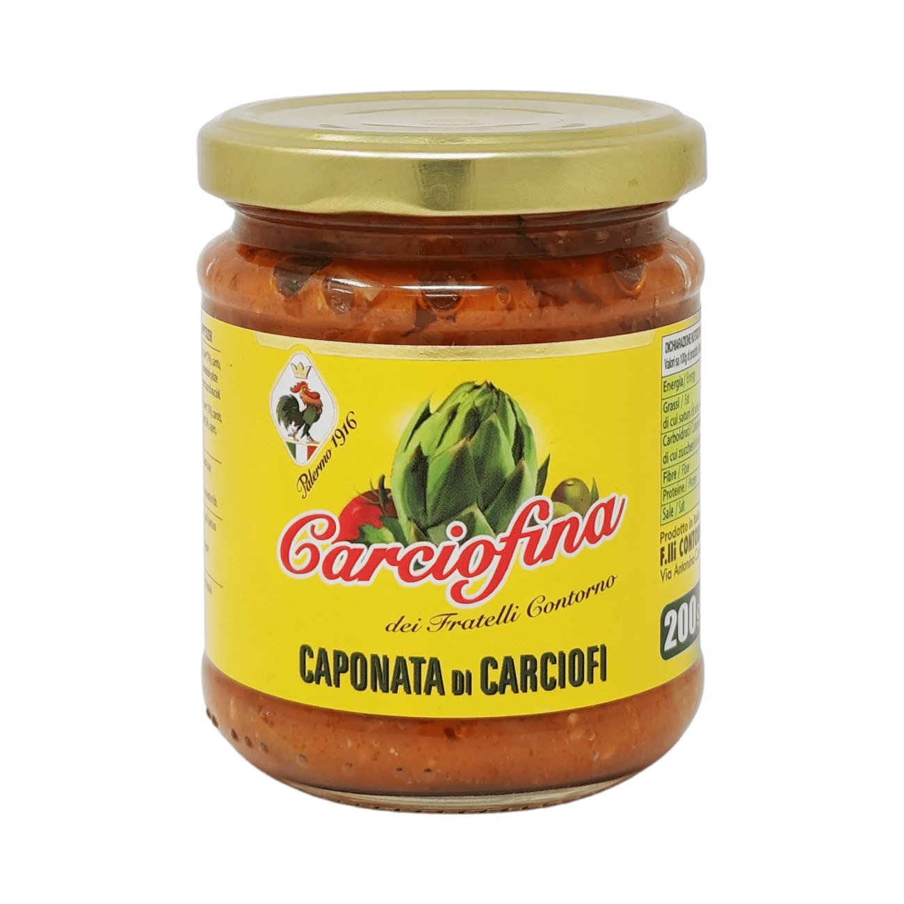 Sicilian snack based on artichoke Carciofina, 200 g