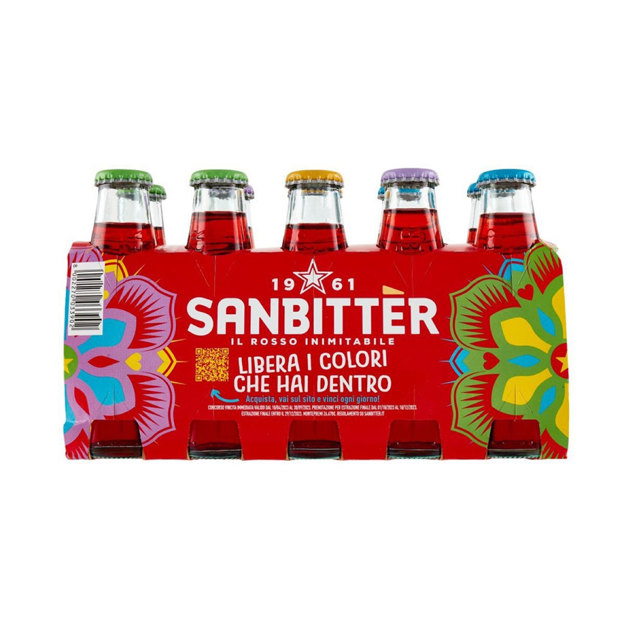 Bealkoholis gėrimas SANBITTER Rosso, 10 x 100 ml