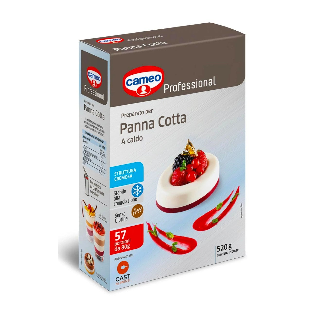 Panna Cotta maisījums CAMEO Professional, 520g