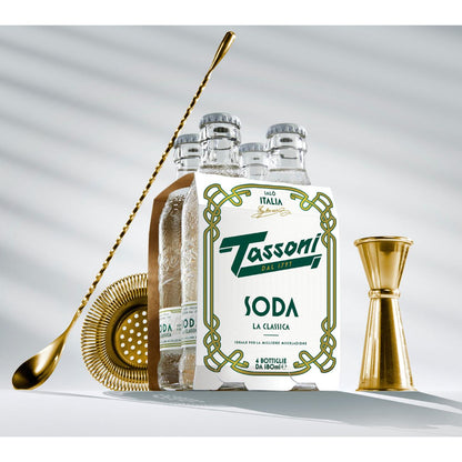 Carbonated non-alcoholic drink TASSONI Soda, 4 x 180 ml