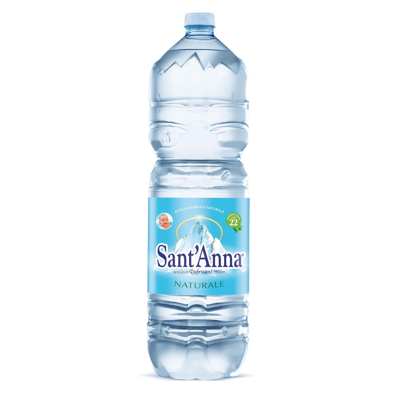 Natural still mineral water SANT'ANNA Naturale, 1500 ml