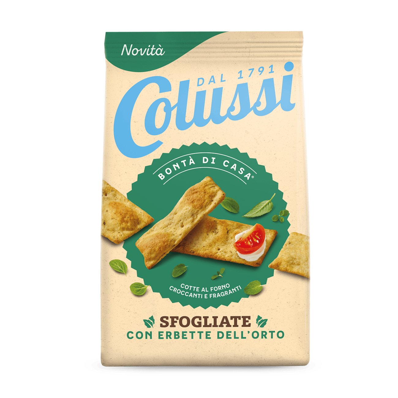 Puff Pastry Snack COLUSSI Sfogliate Erbe, 170g