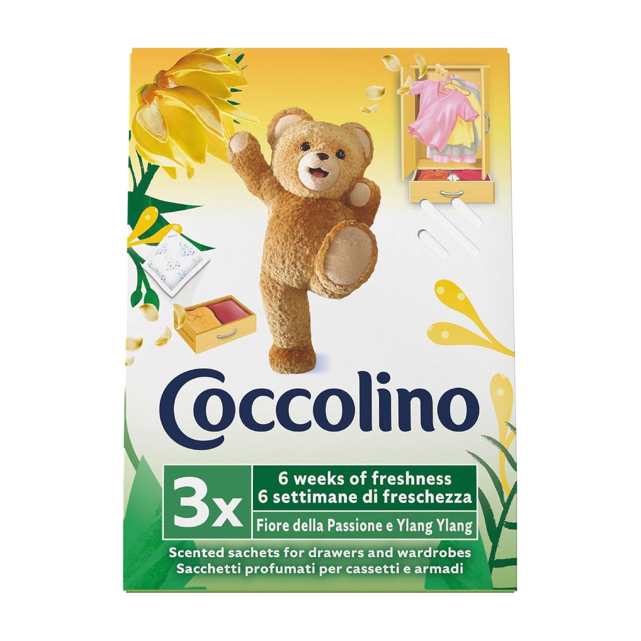 Lõhnastatud pesukotid Ylang Ylang, 3 tk.