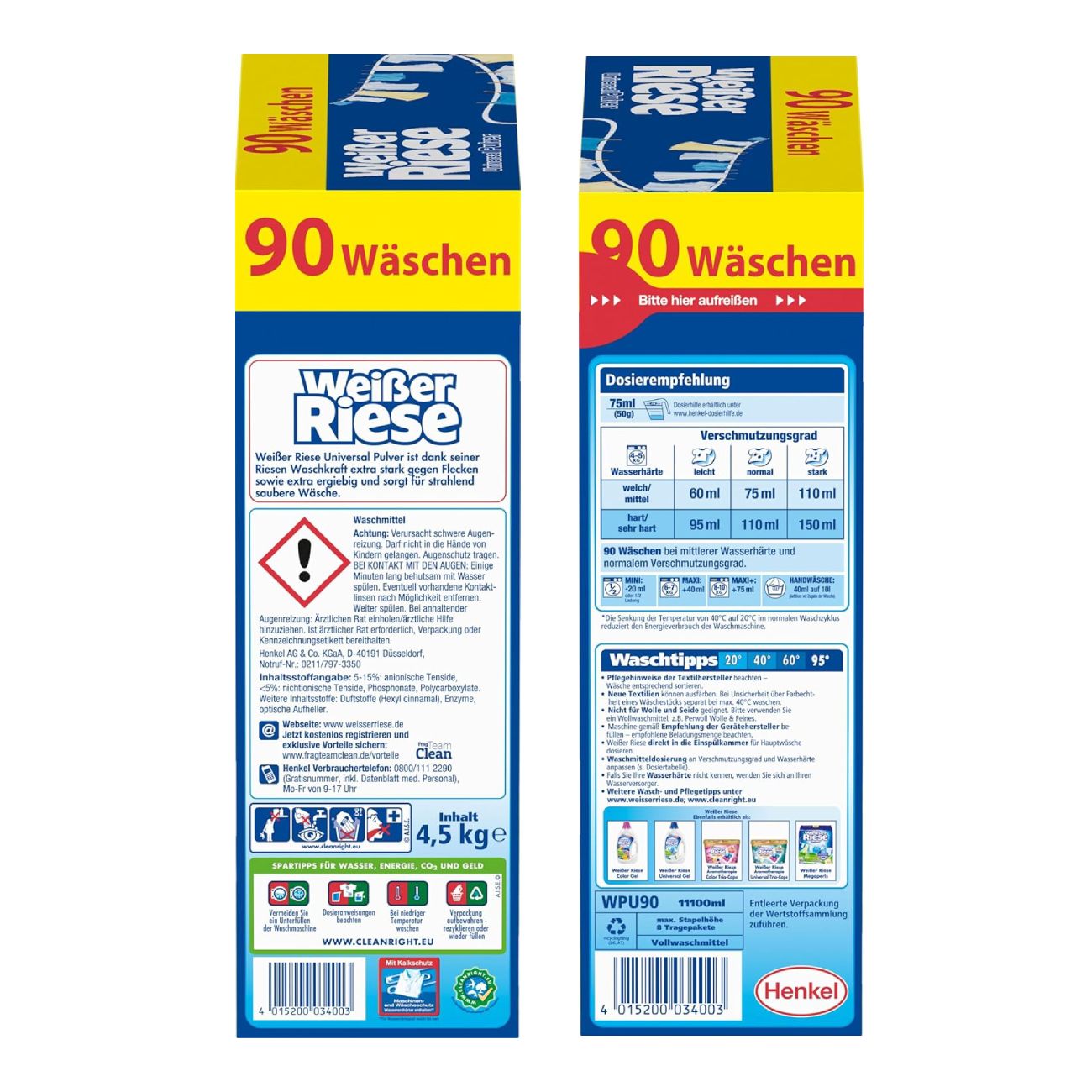 Pesupulber Universal Pulver, 90MR