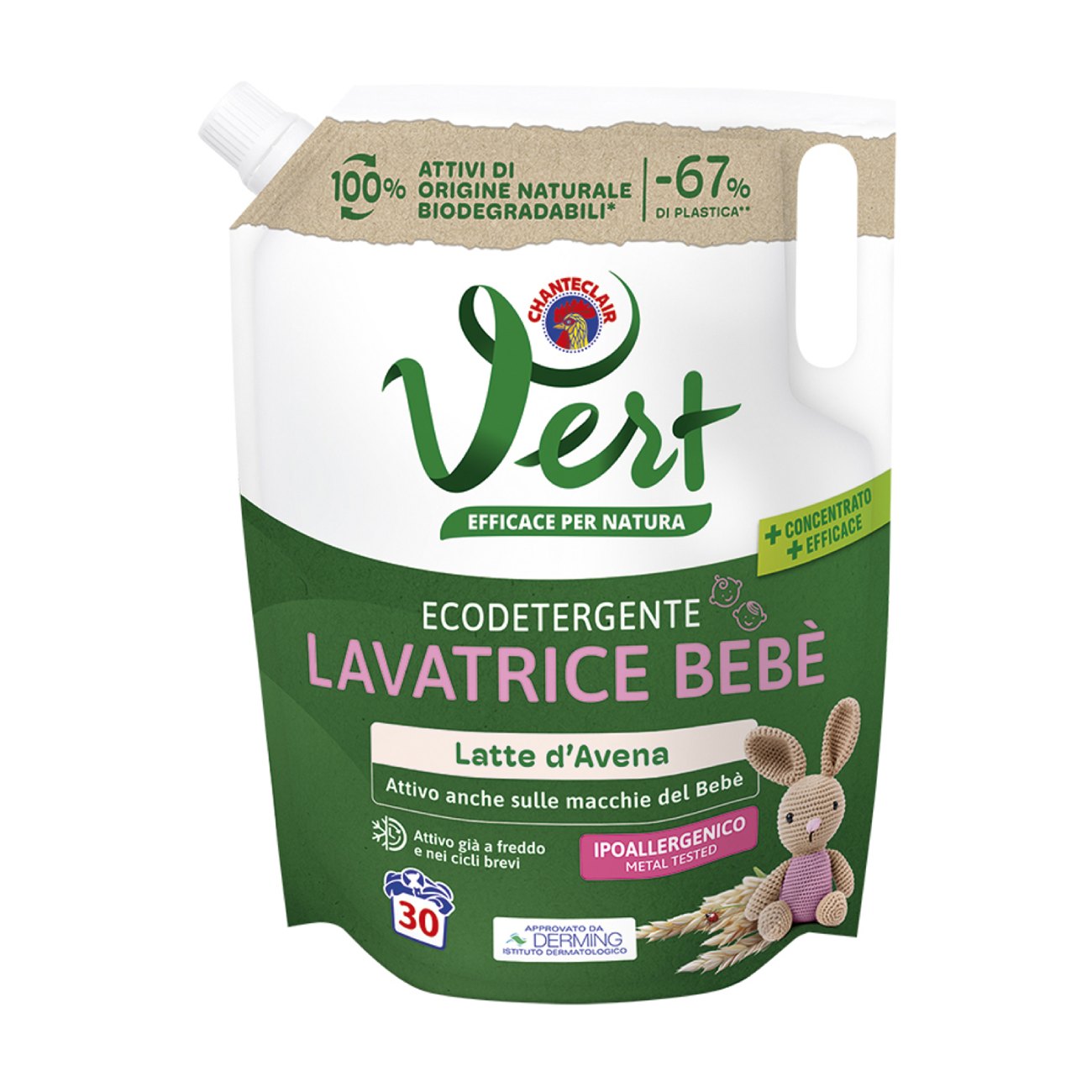 Mazgāšanas līdzeklis bērnu apģērbiem CHANTECLAIR Vert Bebe, 30MR