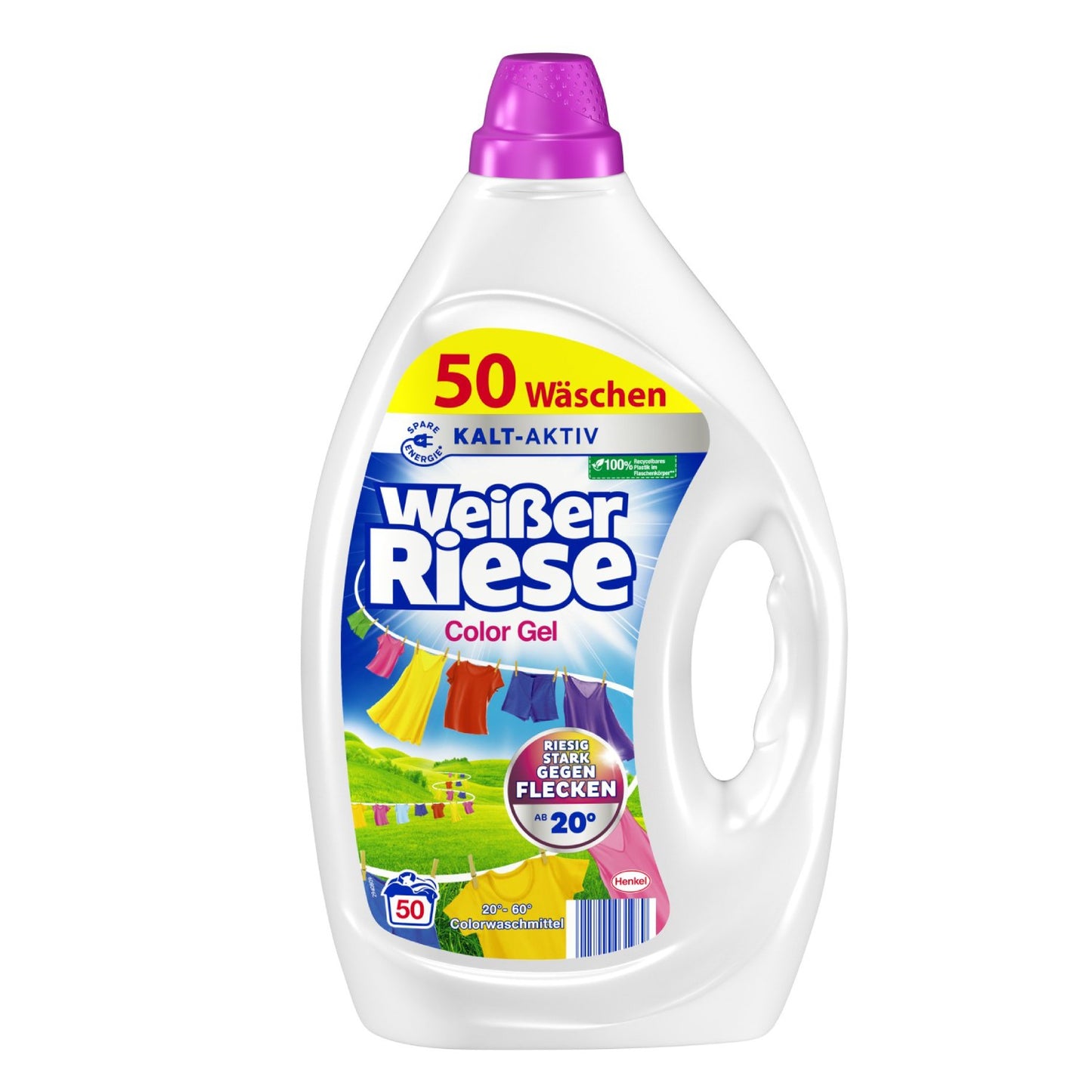 Laundry washing gel for colored laundry WEISER RIESE, 50WL
