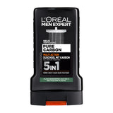 Shower gel and shampoo Pure Carbon Loreal, 250 ml