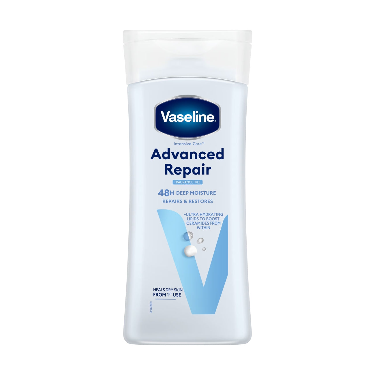 Atjaunojošs losjons bez smaržvielām VASELINE Advanced Repair, 200 ml
