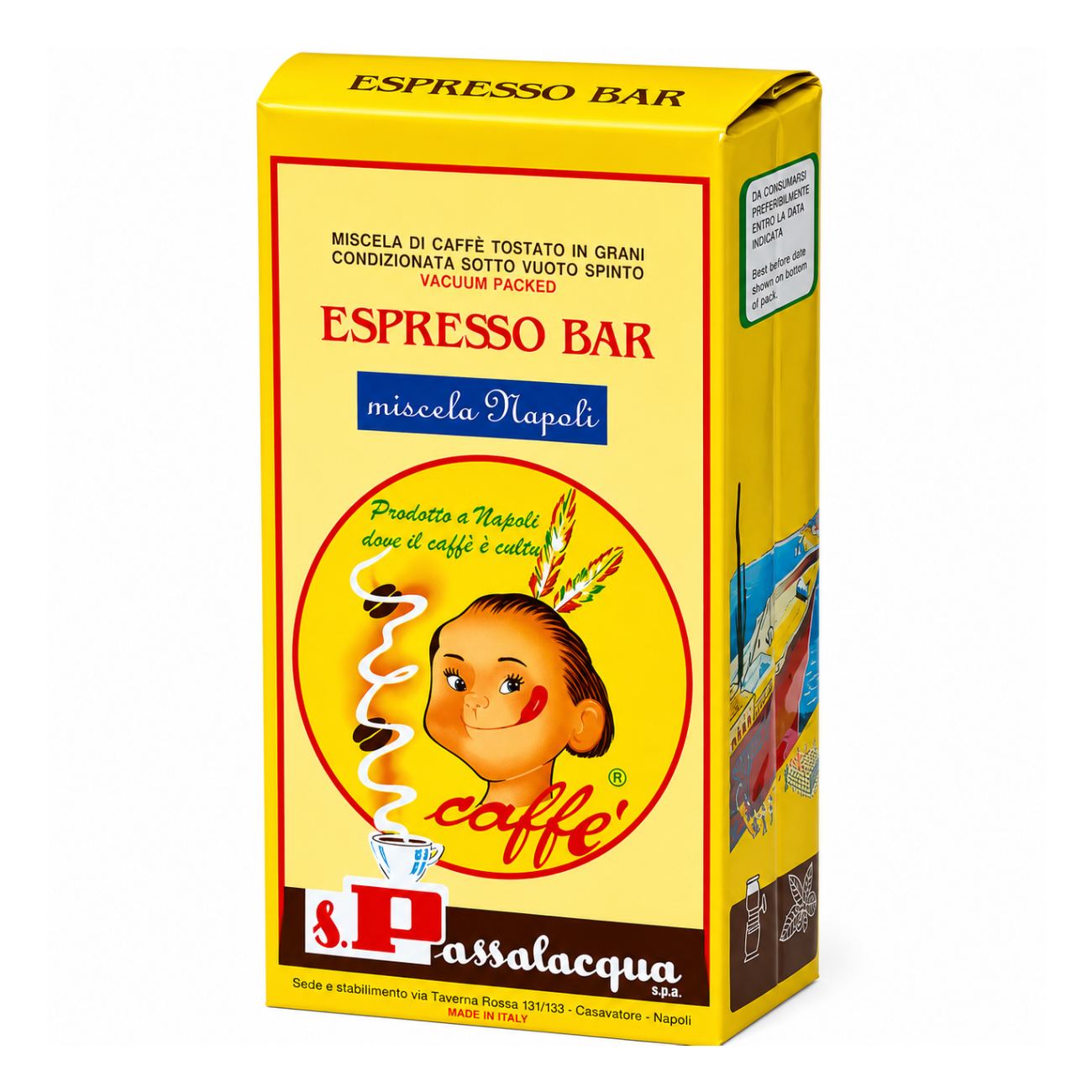 Кофейные зёрна PASSALACQUA Miscela Napoli, 1 кг