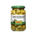 Rohelised oliivid mandlitega, 380g/175g