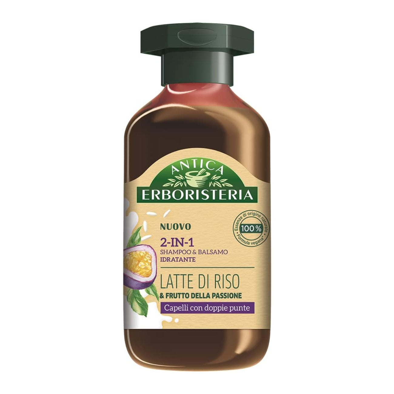 Drėkinamasis šampūnas ir balzamas su natūraliu ryžių pieno ekstraktu, 250 ml