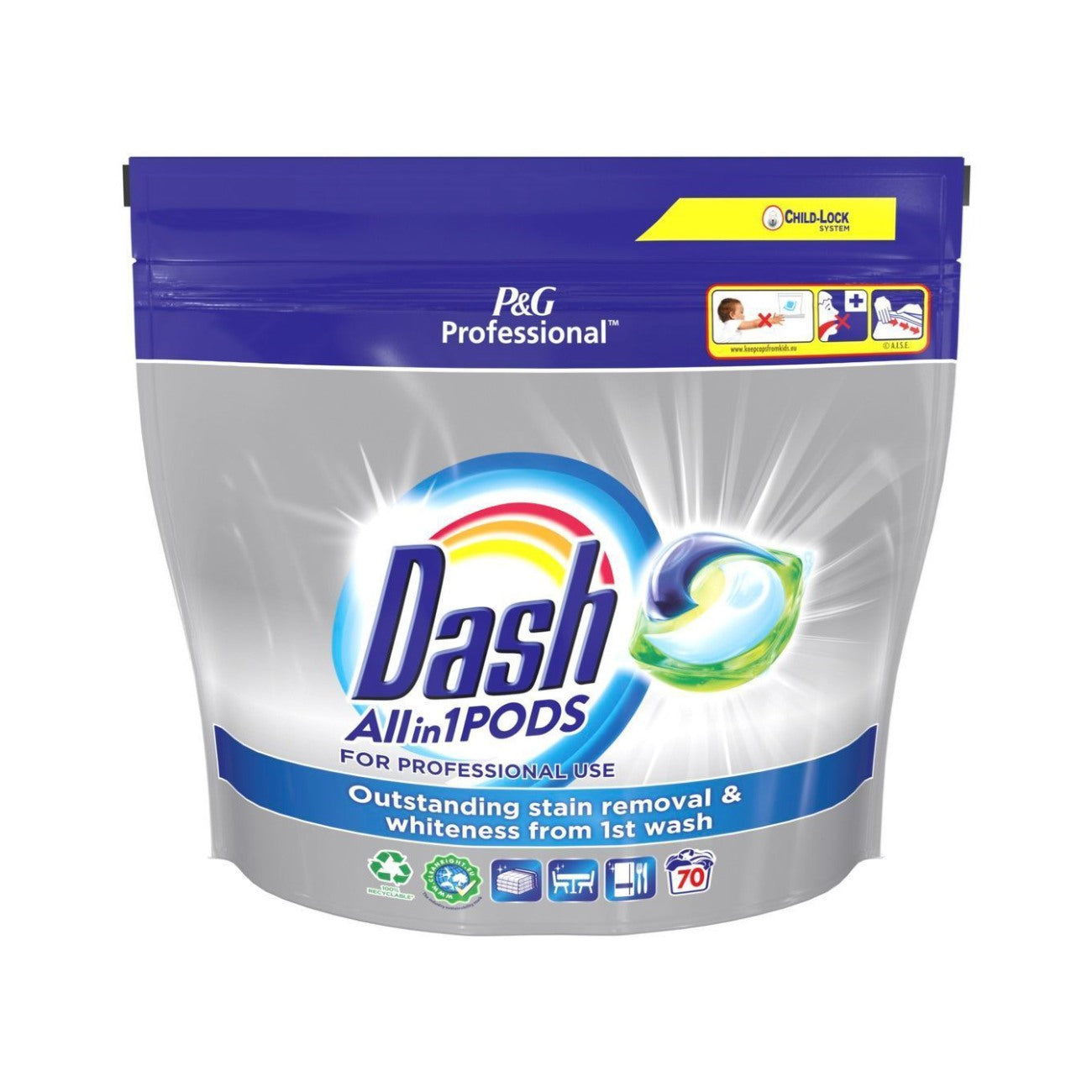 DASH laundry detergent capsules for white laundry, 70MR – MOOP MARKET