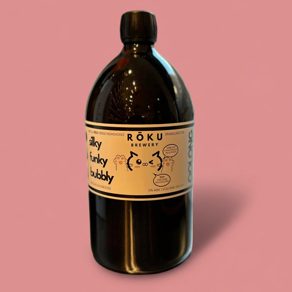 Putojantis Oolong Kombucha arbatos gėrimas, 1 L