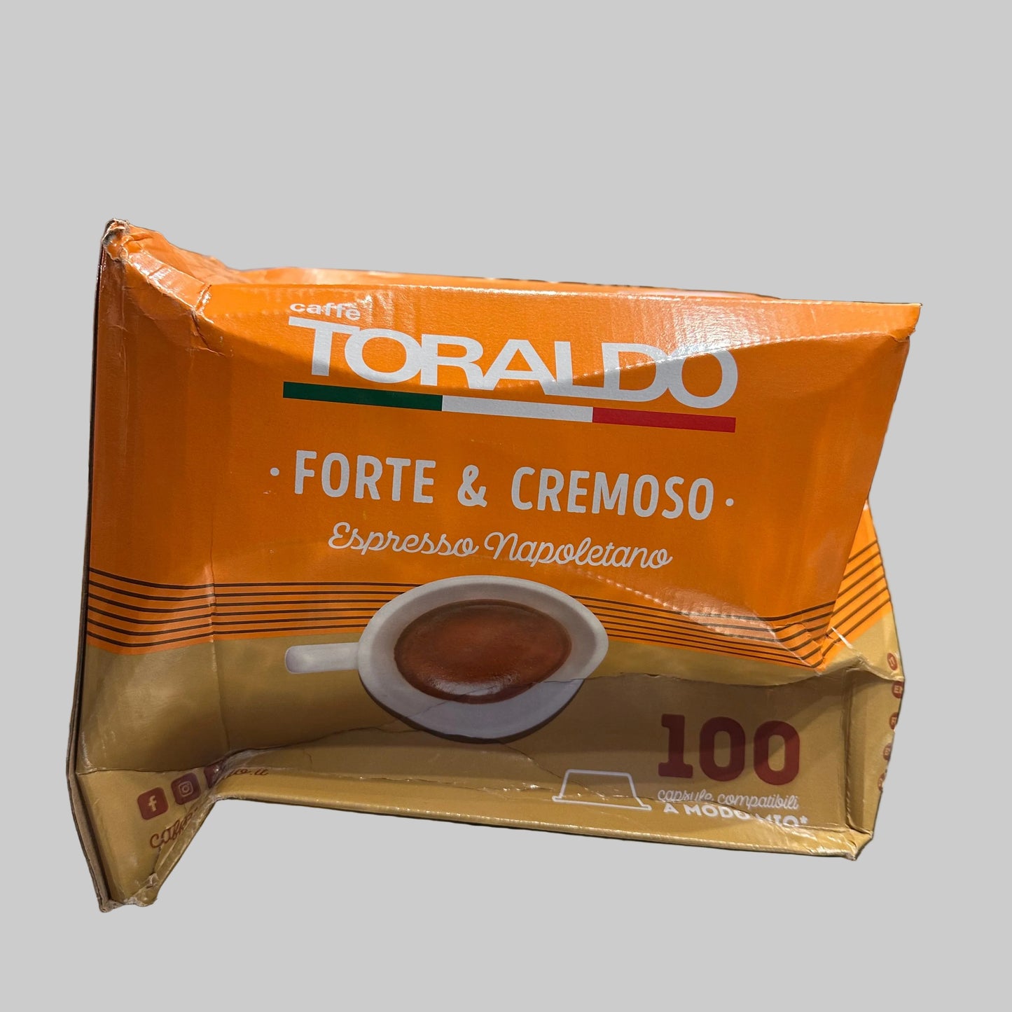 Kohvikapslid TORALDO Forte & Cremoso (210g), 30 tk.