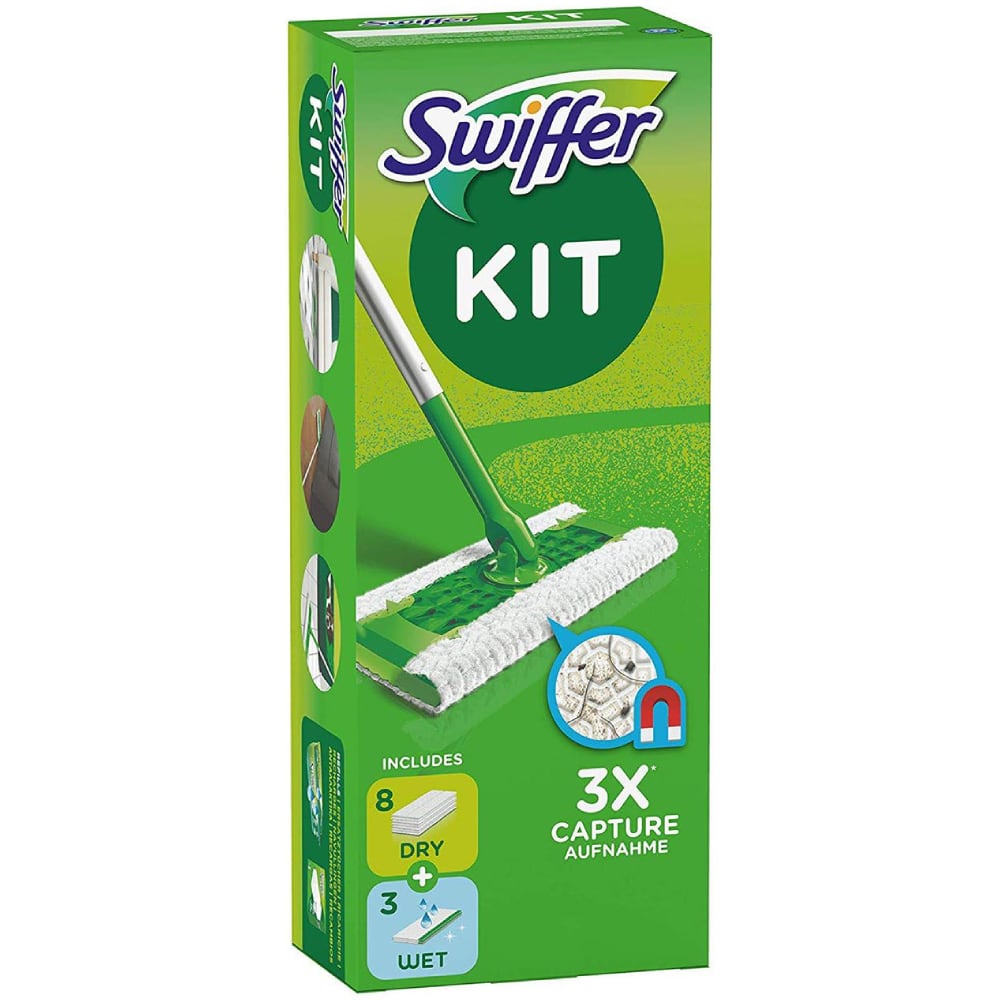 Floor sweeper with wipes Dry Kit