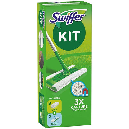 Floor sweeper with wipes Dry Kit