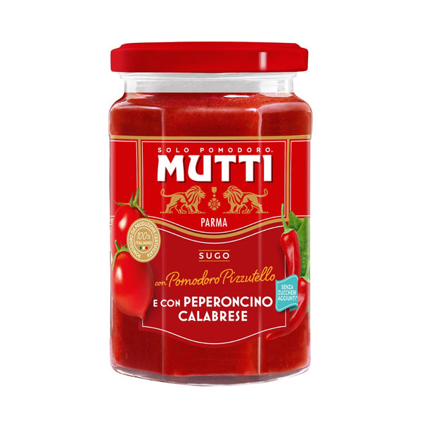 MUTTI tomato sauce with chili pepper, 280g – MOOP